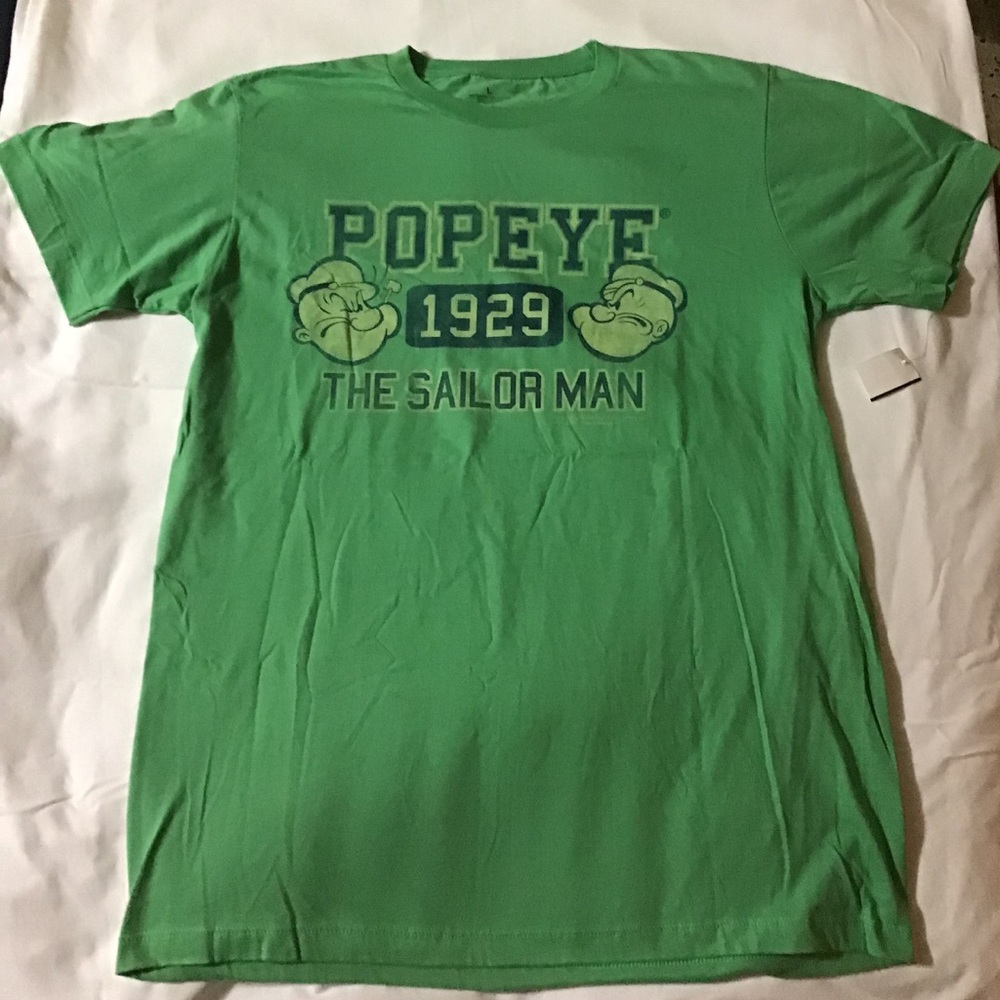 🍀Men 1929 Popeye Green T-Shirt